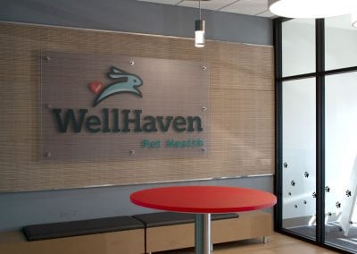 Seating area at WellHaven Pet Health Bloomington
